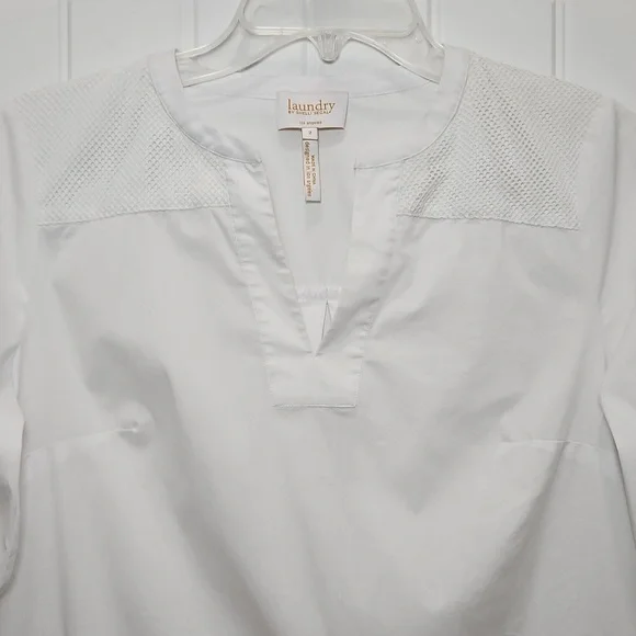 Laundry By Shelli Segal Los Angeles 3/4 Sleeve Tunic Top - Picture 2 of 9